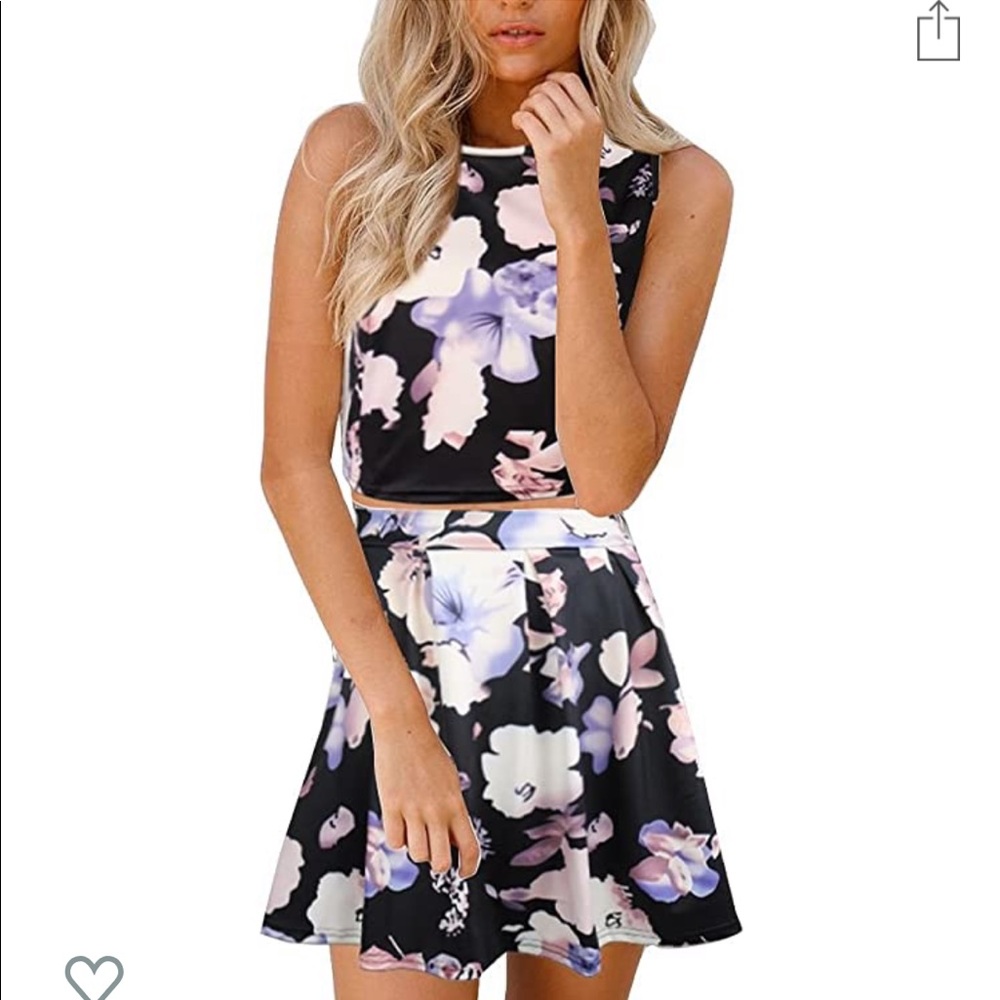 2 piece skirt set